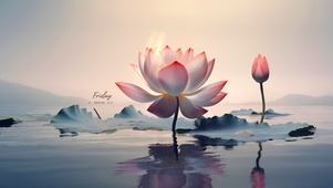 古墨荷花