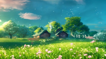 4k温馨草原小屋