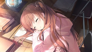 午睡中的少女