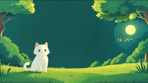 守护星空猫咪