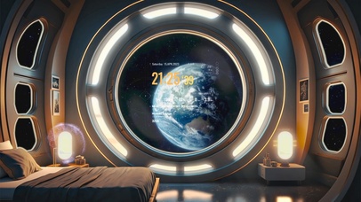 太空飞船看地球