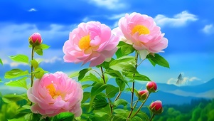 牡丹花开