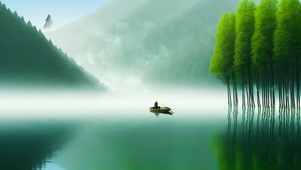 雾漫小东江