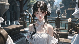 雨中等待