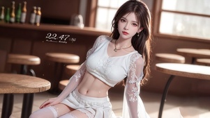 纯欲系长发少女
