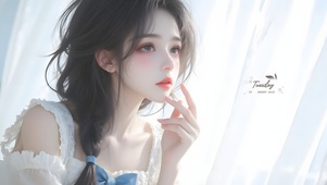 甜甜的女孩