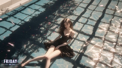 带着一种无可言喻的优雅