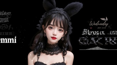 可爱的兔女孩-0702