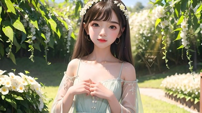 小清新夏日女孩