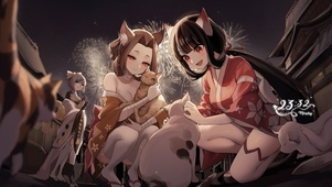 花火和服少女
