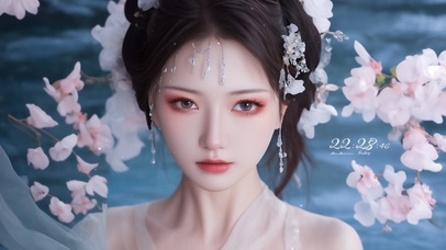 4K清纯气质古风美女