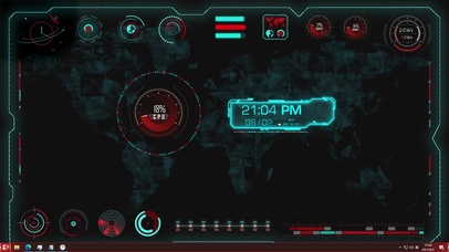 元气主题-HUD实时监控