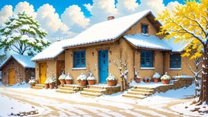 雪落下的声音
