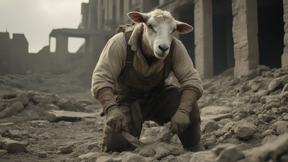 十二生肖羊之打工人