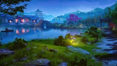 4K唯美治愈古风山水小镇