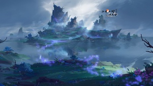 梦幻仙境湖泊
