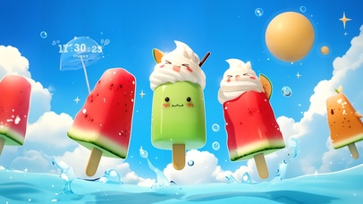 夏日解暑冰淇淋