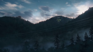 清晨山林