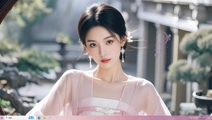 温婉国风古典美女
