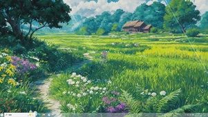 绿野栖春-桌面主题