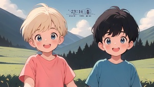 4K清新小男孩