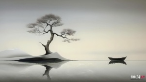 寒江孤影
