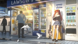 唯美双马尾女孩