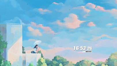 唯美治愈白云景色