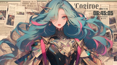 复古风长发公主