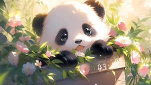 呆萌大熊猫