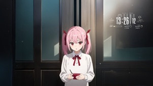 唯美粉发少女