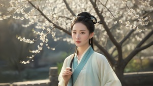 如玉古风美女