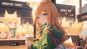 4K清纯可爱猫耳少女