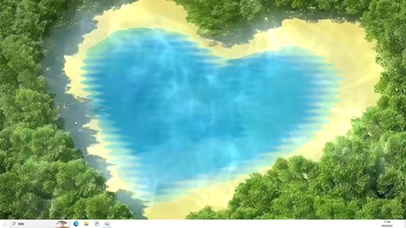 梦里的爱心湖  主题