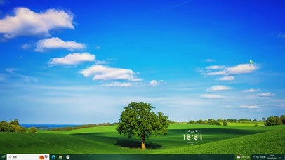 蓝天白云青草地【配套主题】