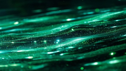 碧波中的璀璨星河