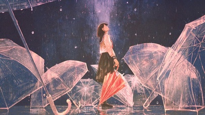 雨揉碎了诗，诗是延绵的雨。