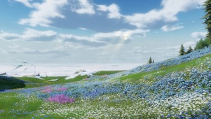 江湖雪原花海