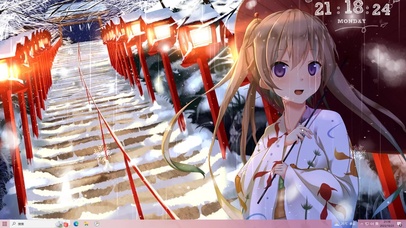 樱花少女 和服 可爱 2k