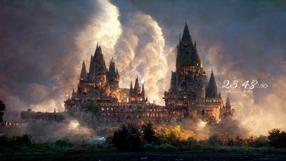 4k 唯美梦幻深林城堡