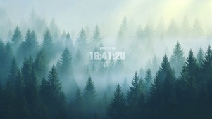 雾锁林深