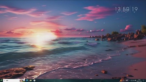 海边的夕阳