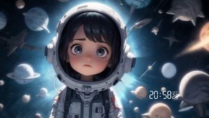 4K太空宇航员