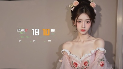 甜美可爱的美女