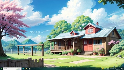 4K唯美治愈乡村小院