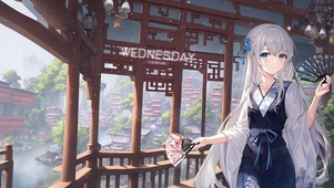 旗袍可爱少女