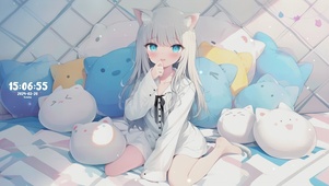 呆萌猫耳女孩