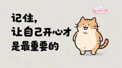 让自己开心最重要