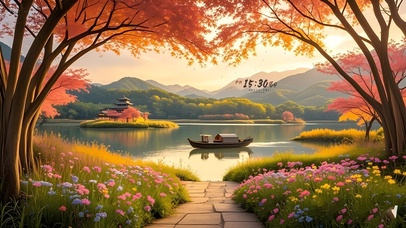 枫树林美景