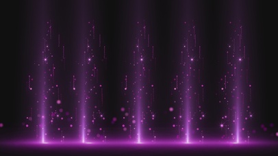 唯美粒子水莲柱